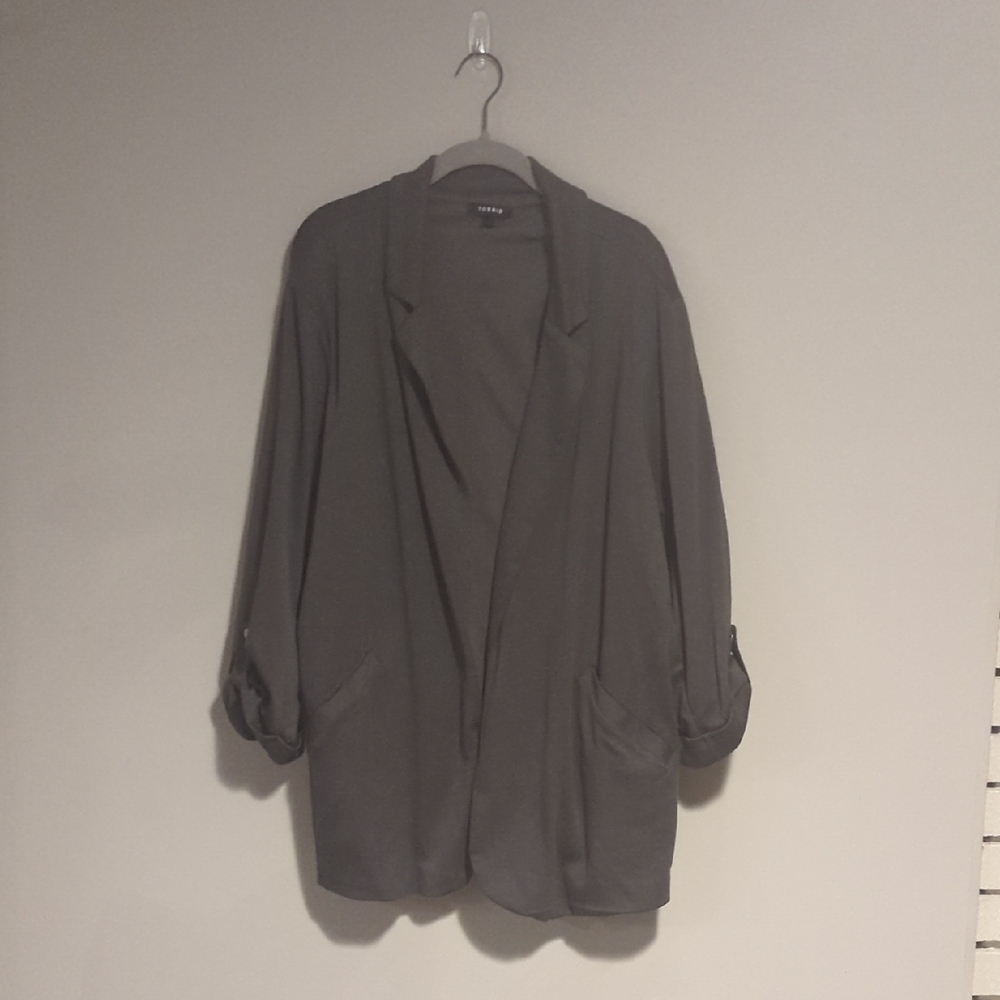 Torrid Charcoal Women's Blazer